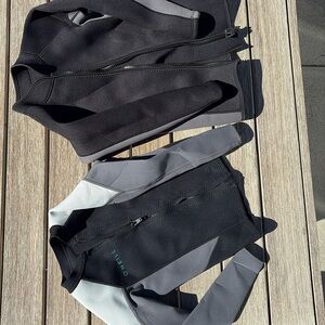 O'Neill Charcoal and Light Gray Wetsuit Top